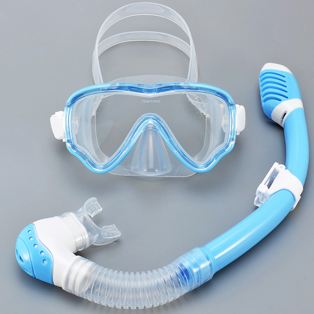 Snorkel Set - مجموعة قناع غوص وسنوركل للأطفال، نظارات