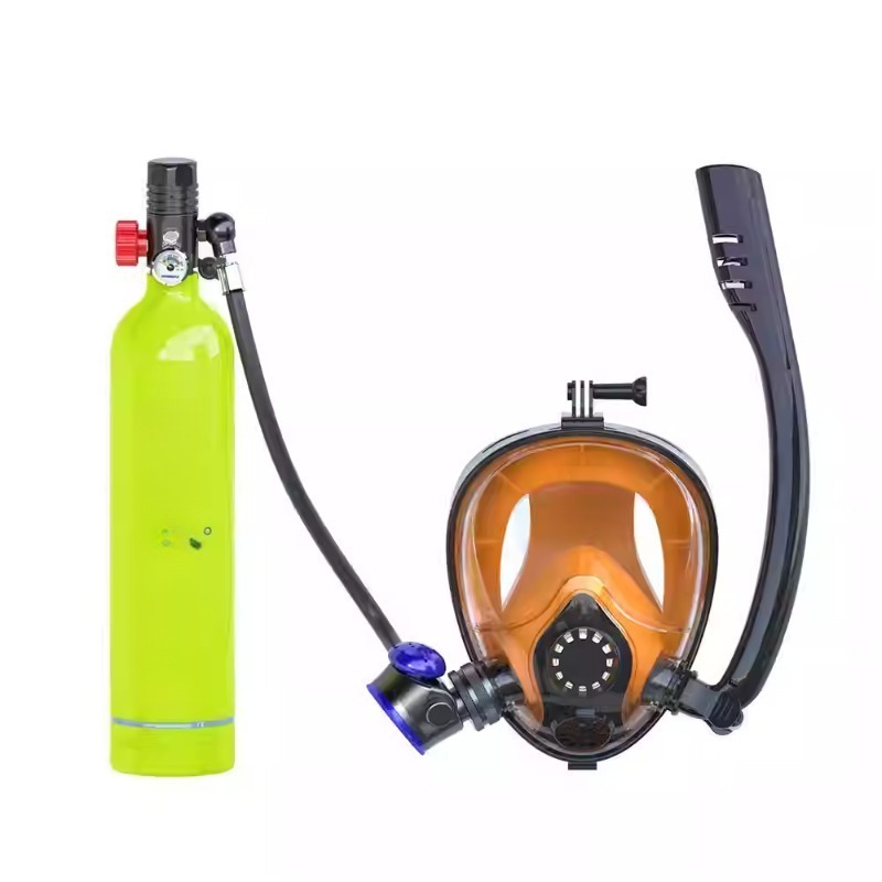 Diving Mask - مجموعة كاملة للغوص تشمل قناع وأنبوب