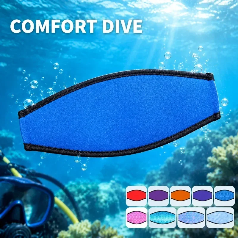 Diving Mask - غطاء حزام قناع الغوص المصنوع من