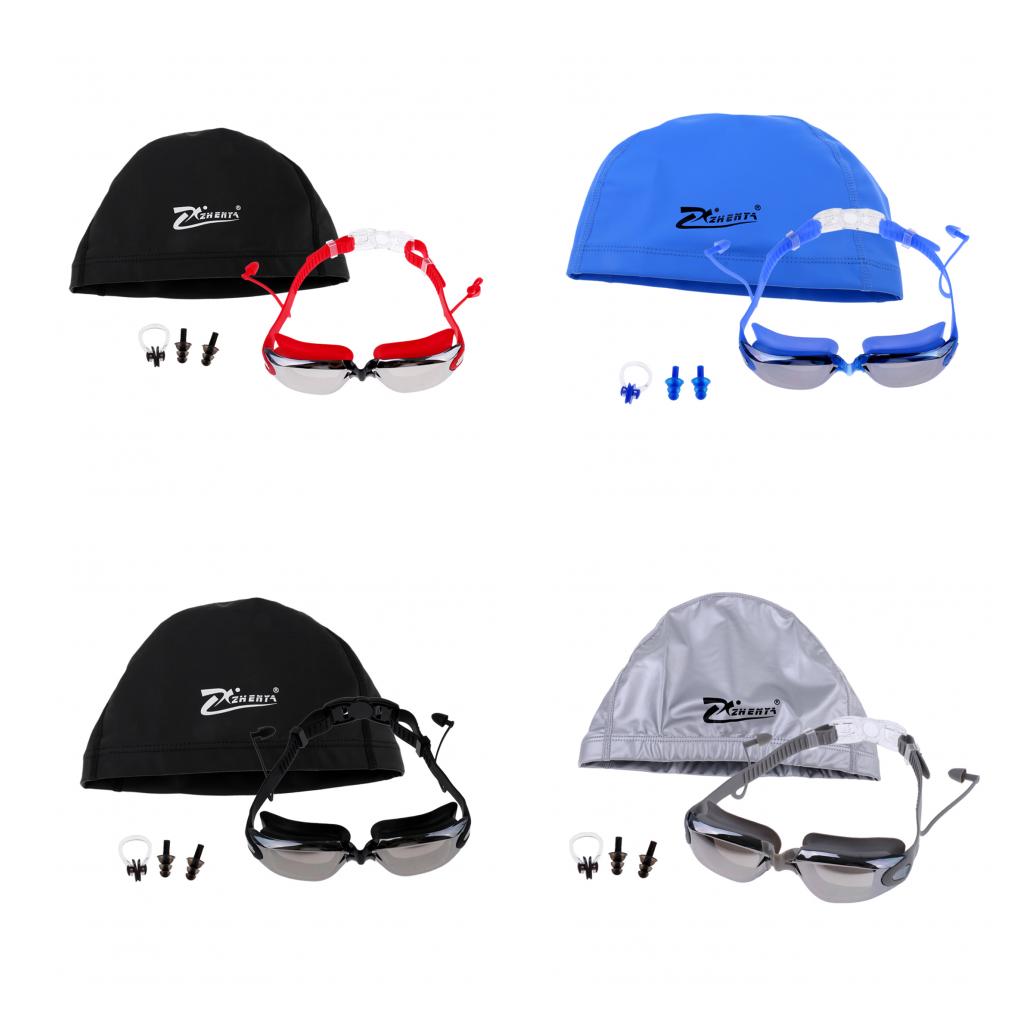 نظارات سباحة + علبة تخزين + قب - مراجعة Goggles Swim وسعره