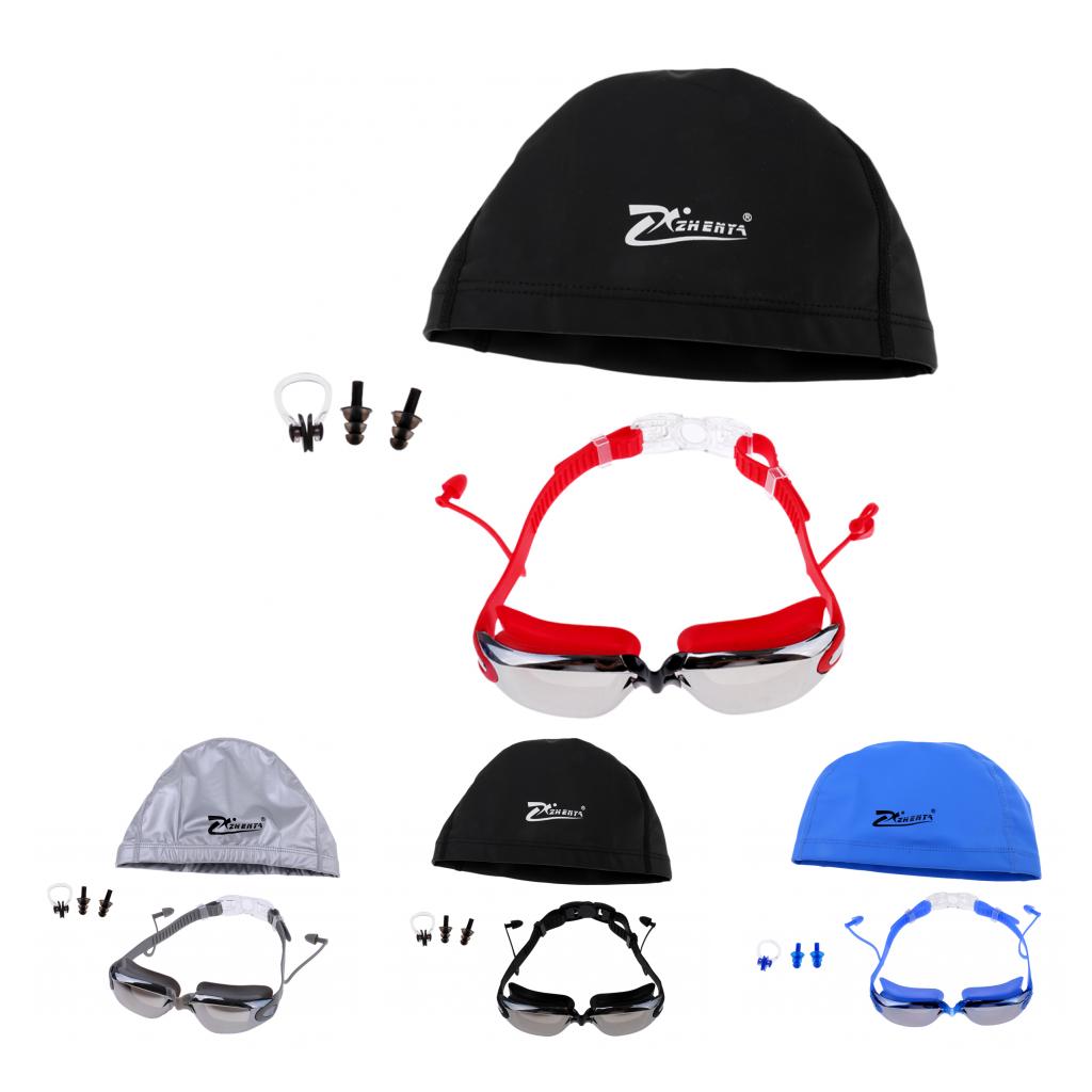 نظارات سباحة + علبة تخزين + قب - مراجعة Goggles Swim وسعره