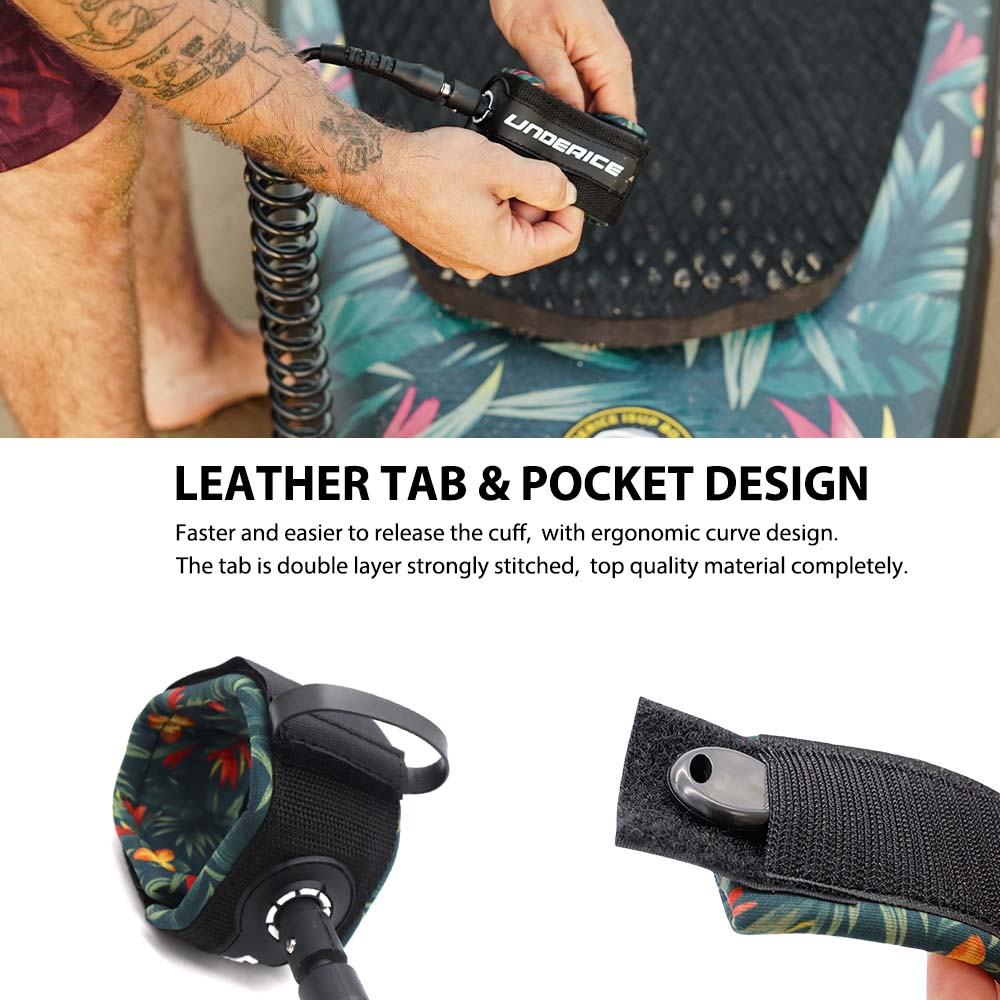 حبل ربط للوح التجديف (SUP) بسم - مراجعة Surfboard Leash وسعره