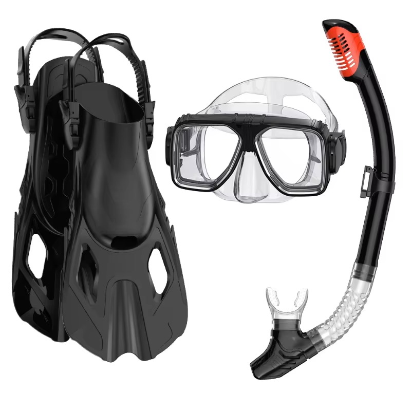 طقم غوص احترافي من 3 قطع: قناع - مراجعة Snorkel Set وسعره